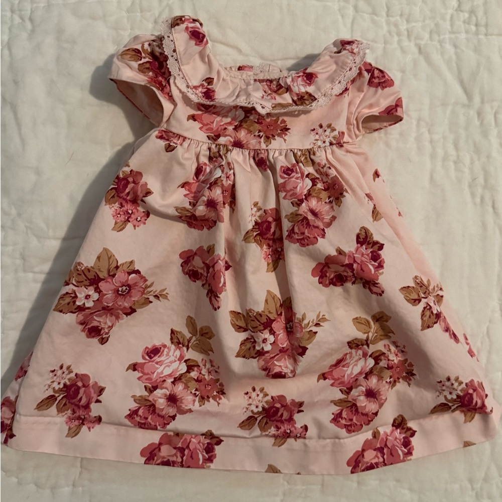 Janie and Jack Pink Floral Dress